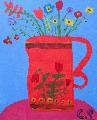 Flower Vase Red