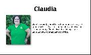 Claudia's bio